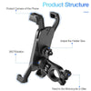 Universal Bike & Motorcycle Phone Holder – 360° Rotation, Shockproof & Secure Grip for All Smartphones